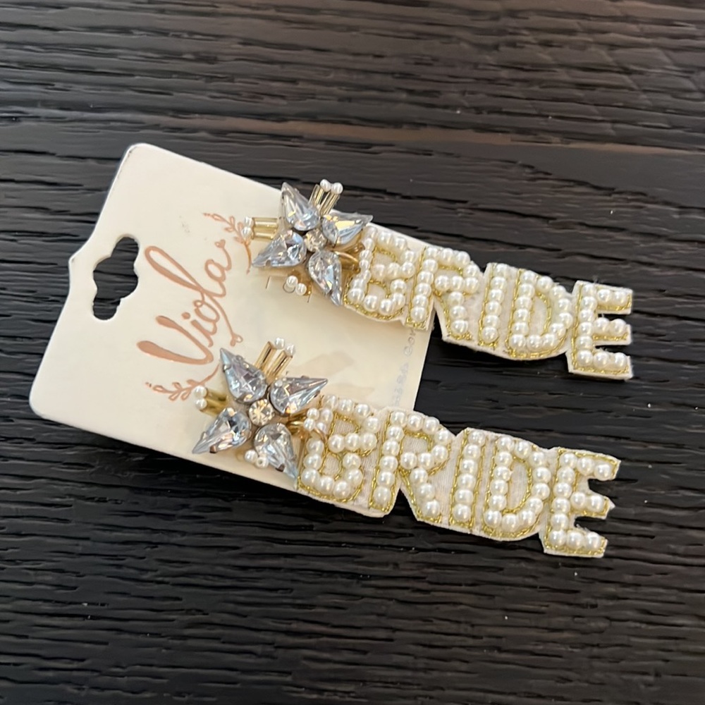New! BRIDE earrings